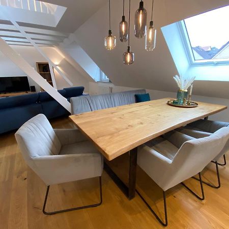 شقة Modernes Penthouse, Nahe Wuerzburg المظهر الخارجي الصورة