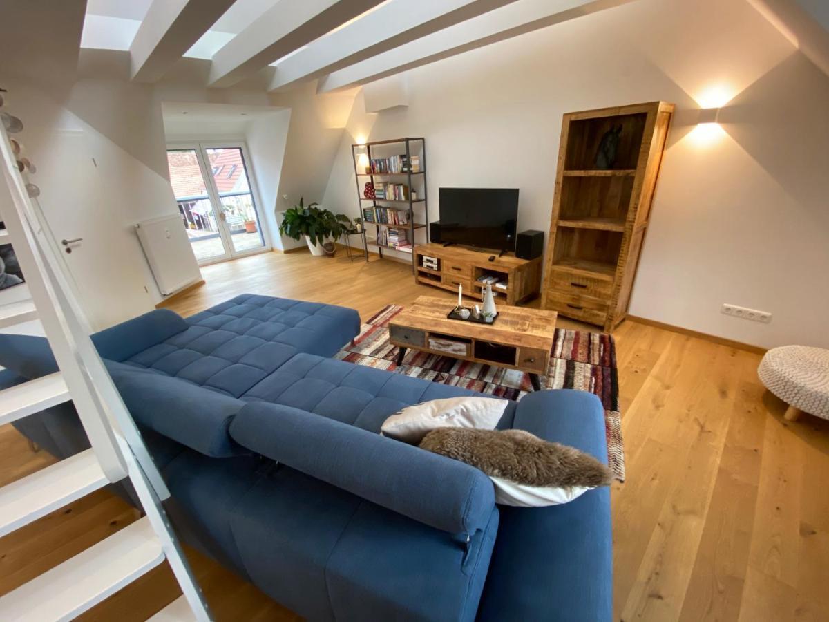 شقة Modernes Penthouse, Nahe Wuerzburg المظهر الخارجي الصورة