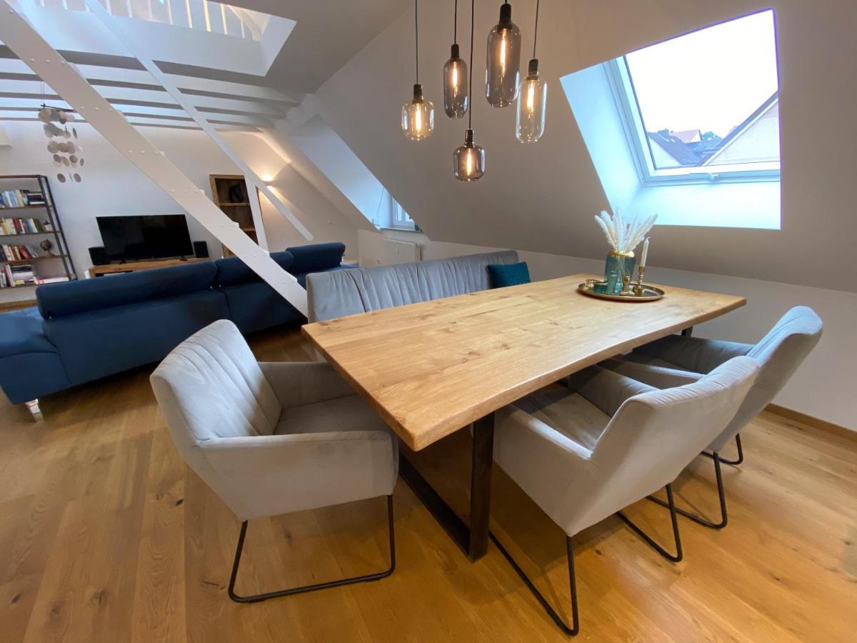 شقة Modernes Penthouse, Nahe Wuerzburg المظهر الخارجي الصورة