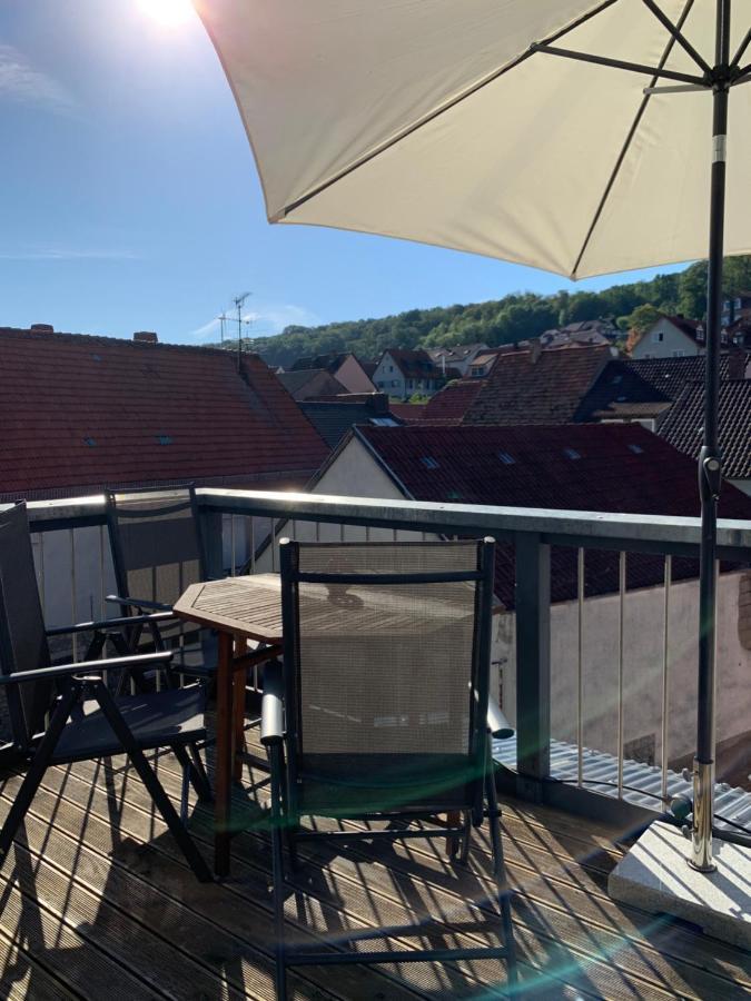 شقة Modernes Penthouse, Nahe Wuerzburg المظهر الخارجي الصورة