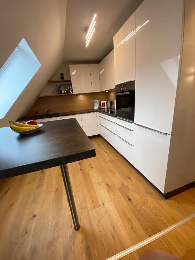 شقة Modernes Penthouse, Nahe Wuerzburg المظهر الخارجي الصورة